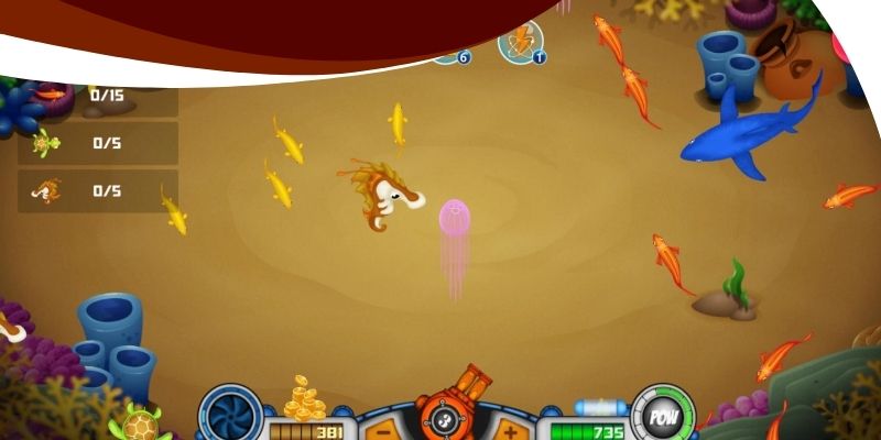 Bắn Cá Đổi Thẻ Cào V9vip - Khám Phá Game Đổi Thưởng Hấp Dẫn 3 Nhắm vào đàn cá nhỏ để tích lũy điểm và tập trung vào boss